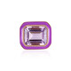 Lavendel-Amethyst-Silberanhänger (MONOSONO COLLECTION)