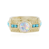 Welo-Opal-Goldring (Ornaments by de Melo)