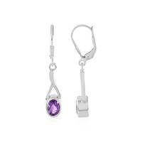 Uruguay-Amethyst-Silberohrringe