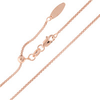 Silber-Coreana-Kette - 2,41 g - 60 cm - rosévergoldet