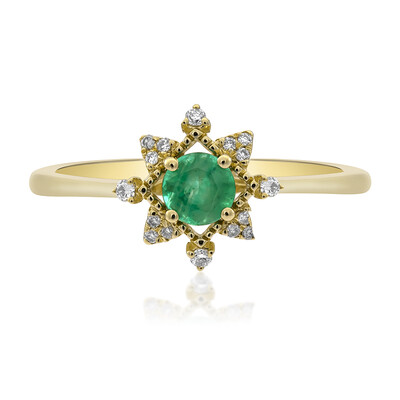 Sambia-Smaragd-Goldring (CIRARI)