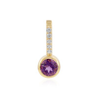 Sibirischer Amethyst-Silberanhänger