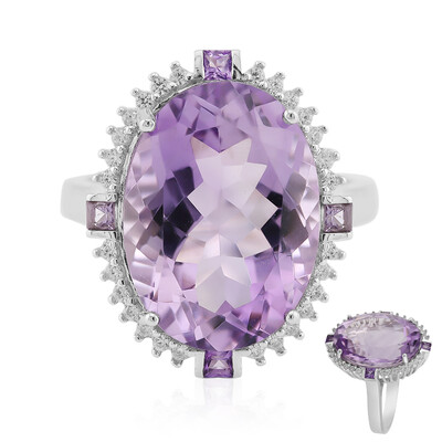 Bolivianischer Amethyst-Silberring