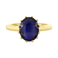Blauer Madagaskar-Saphir-Silberring