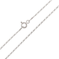 Silber-Figarokette - 1,05 g - 45 cm