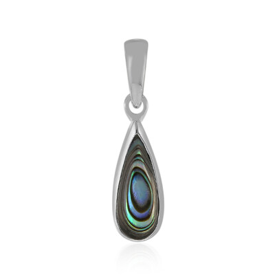 Abalone-Muschel-Silberanhänger