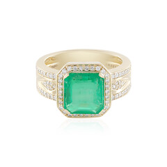 Russischer Smaragd-Goldring (AMAYANI)