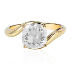 Mexikanischer Hyalith-Opal-Goldring