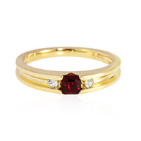 Roter Burmesischer Spinell-Goldring (de Melo)