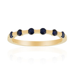 Blauer Saphir-Goldring