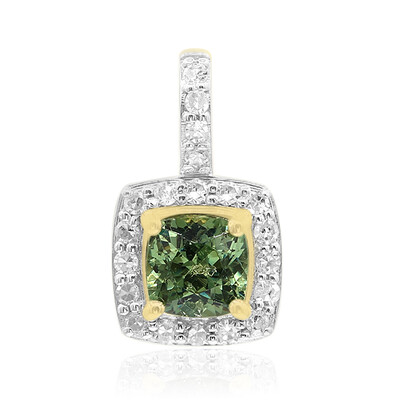 Madagaskar-Demantoid-Goldanhänger (John Ferry)