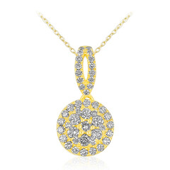 Lupenreiner (F) Brillant-Goldhalskette (LUCENT DIAMONDS)