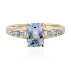 Aquamarin-Goldring