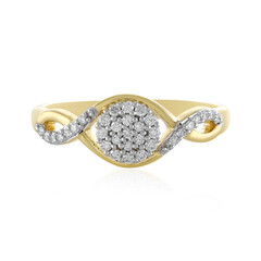 Lupenreiner (F) Brillant-Goldring (LUCENT DIAMONDS)