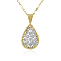 I3 (I) Diamant-Silberhalskette
