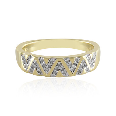 I2 (I) Diamant-Silberring