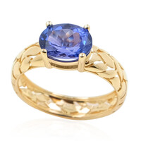 AAA-Tansanit-Goldring (de Melo)
