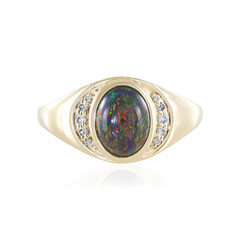 Andamooka-Matrix-Opal-Goldring (AMAYANI)