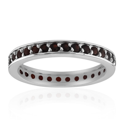 Granat-Silberring