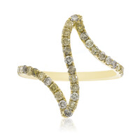 SI2 Fancy-Diamant-Goldring (CIRARI)