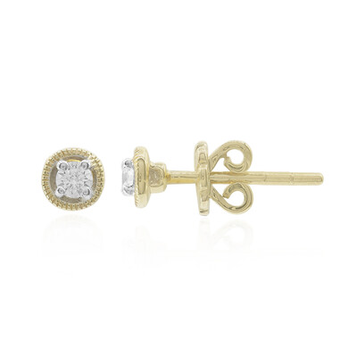 SI1 (G) Brillant-Goldohrringe (Annette)
