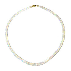 Welo-Opal-Goldhalskette