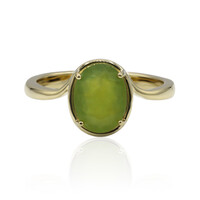 Brasilianischer Grüner Opal-Goldring (Tenner Diniz)