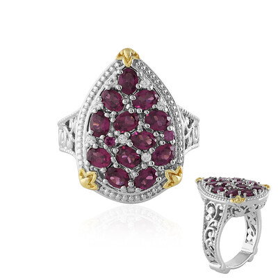 Rhodolith-Silberring (Dallas Prince Designs)