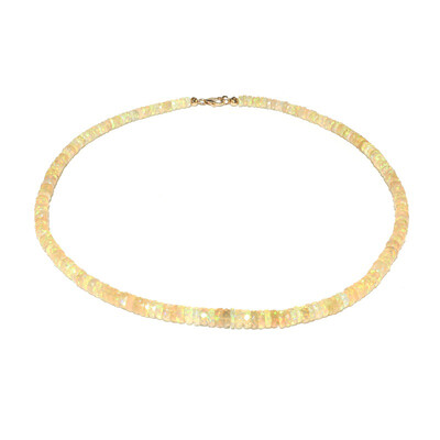 AAA-Welo-Opal-Goldhalskette (AMAYANI)