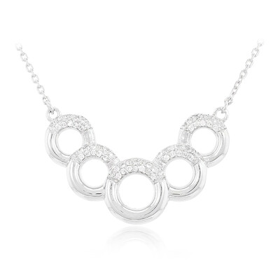 Zirkon-Silbercollier