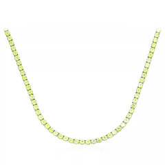 Peridot-Silbercollier