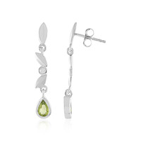Peridot-Silberohrringe