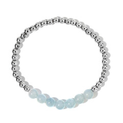 Brasilianischer Aquamarin-Armband