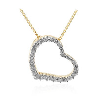 I2 (I) Diamant-Silberhalskette