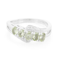 Merelani-Mint-Granat-Silberring