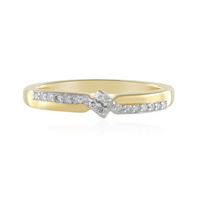 I2 (I) Diamant-Silberring
