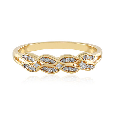I2 (I) Diamant-Silberring