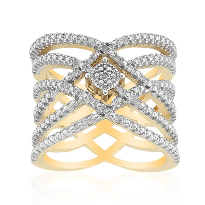 I3 (I) Diamant-Silberring