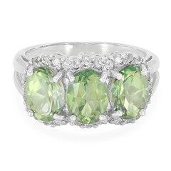 Kiwi-Topas-Silberring