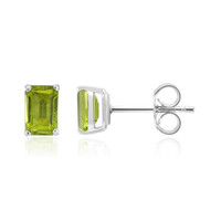 Peridot-Silberohrringe