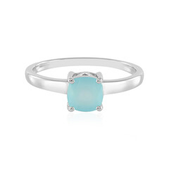 Aqua-Chalzedon-Silberring