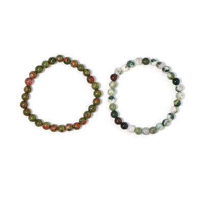 Edelstein-Armbänder