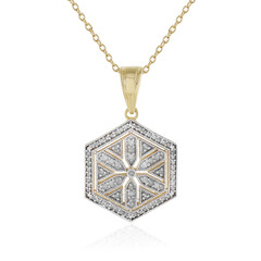 I3 (I) Diamant-Silberhalskette