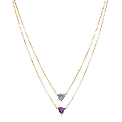 Amethyst-Silbercollier