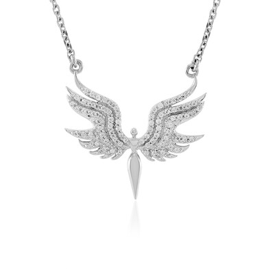 Zirkon-Silbercollier