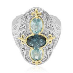 Londonblauer Topas-Silberring (Dallas Prince Designs)