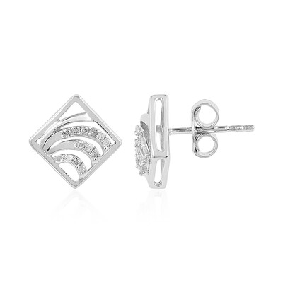 I2 (I) Diamant-Silberohrringe