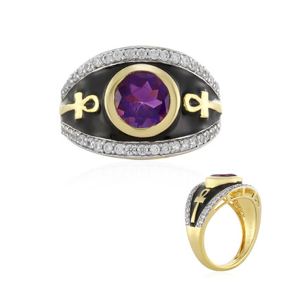 Amethyst-Silberring