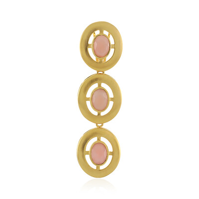 Pinkfarbener Opal-Silberanhänger (MONOSONO COLLECTION)