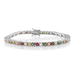 Turmalin-Silberarmband